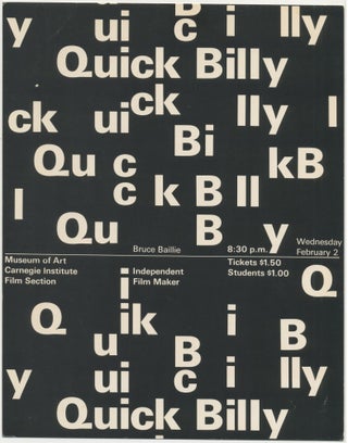 Item #5916 Quick Billy at Museum of Art, Carnegie Institute, Wednesday February 2, 1972