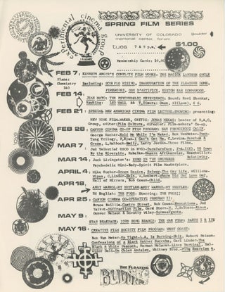 Item #5924 Experimental Cinema Group: Spring Film Series