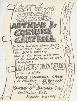 Item #5941 An Evening of Films by the Australian Filmmakers Arthur & Corinne Cantrill at...