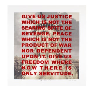 Item #6006 Oh, America / Give Us Justice. Gee Vaucher