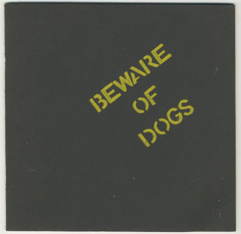 Item #6012 Beware of Dogs. N A. Palmer, aka T42 Simon Stockton, Nemo, Simine Waliullah.
