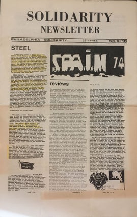Item #6014 Solidarity Newsletter, no. 9-10, Late Summer 1974