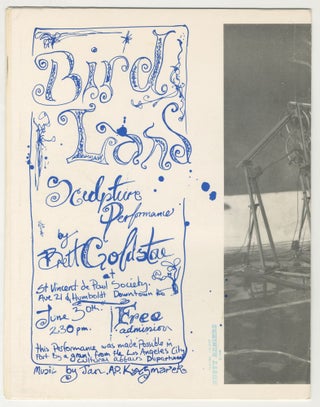 Item #6087 Bird Land: Sculpture Performance. photography Brett Goldstone. Rusty Reniers