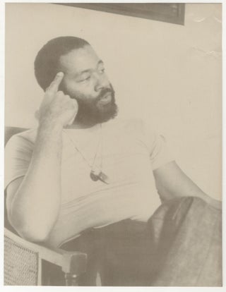 [Black Panther Party, Codpiece Revival] Eldridge Cleaver Ltd. Pants [with] Photograph of Cleaver Wearing a Pair