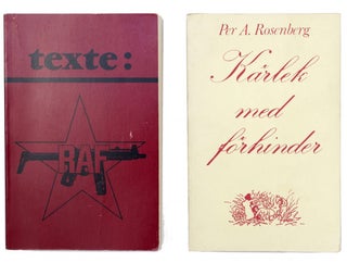 Item #6096 Texte: der RAF [with] Karlek med förhinder [False Cover for Texte: der RAF]. Red Army...