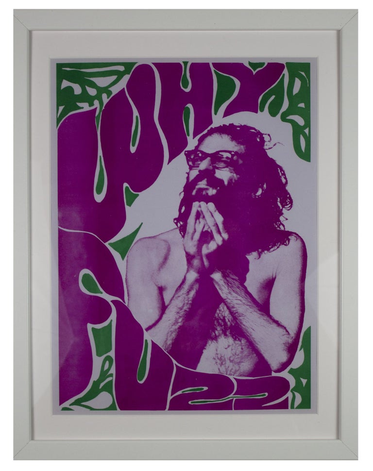 Item #6139 Why Fuzz [purple & green colorway]. Allen Ginsberg.