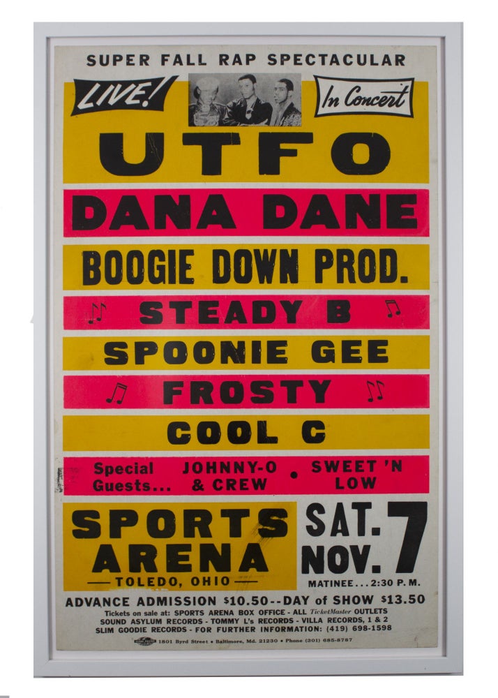 Item #6152 Super Fall Rap Spectacular - UTFO, Dana Dane, Boogie Down Productions, Steady B, Spoonie Gee, Frosty, Cool C