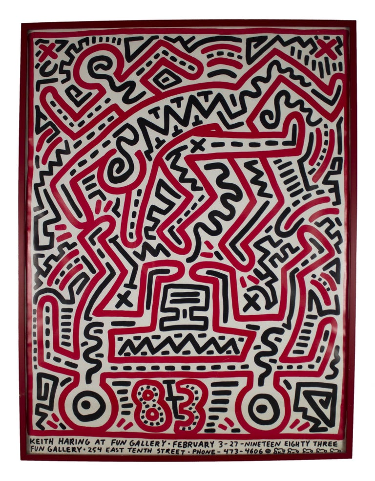 Item #6179 Keith Haring at Fun Gallery February 1983.