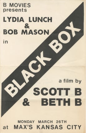 Item #6204 B Movies Presents Lydia Lunch & Bob Mason in Black Box