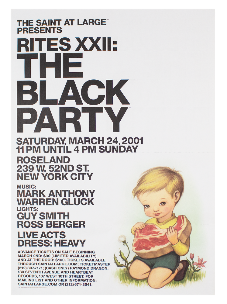 Item #6217 The Saint At Large Presents Rites XXII: The Black Party