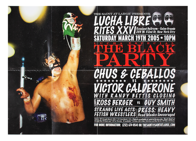 Item #6221 Lucha Especial The Black Party