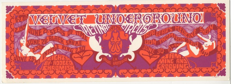 Item #6244 The Velvet Underground at the Retinal Circus [June 1968]