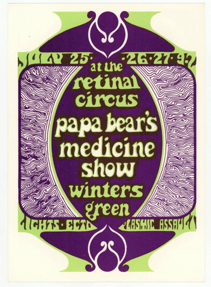 Item #6253 Papa Bear's Medicine Show and Winters Green