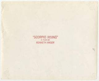 Scorpio Rising Production Still