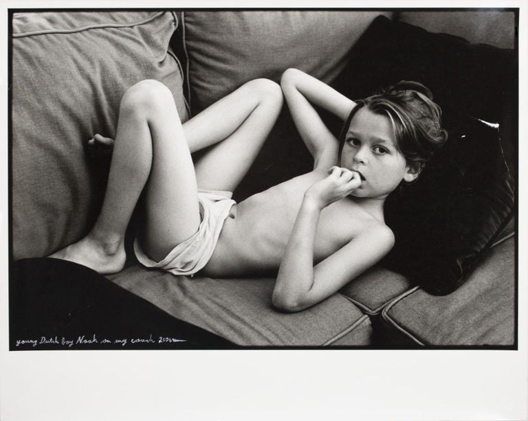 Item #6307 Young Dutch Boy Noah On My Couch 2006 [signed]. Ed Templeton.