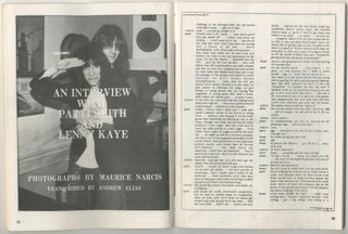 Sssstraitt, March 1977 [Interview with Patti Smith and Lenny Kaye]