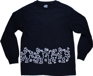 Item #6365 Keith Haring Dancing Dogs Long Sleeve Shirt