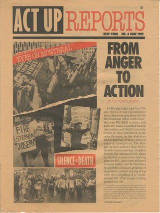 Item #6375 ACT UP Reports, No. 4 [June 1989