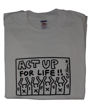 Item #6376 ACT UP for Life! [Haring t-shirt