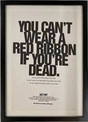 Item #6381 You Can’t Wear A Red Ribbon If You’re Dead