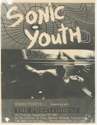 Item #6390 Sonic Youth Appearing With: The Puzzlehouse