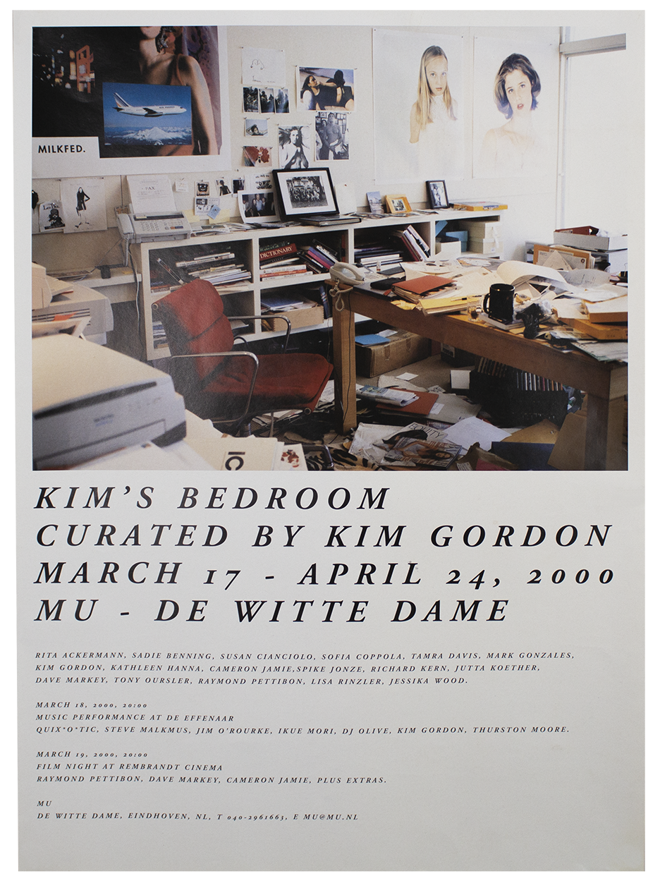 Kim's Bedroom poster | Inkjet printed poster. 18 x 25 in. Very good Kim's Bedroom poster | Inkjet printed poster. 18 x 25 in. Very good