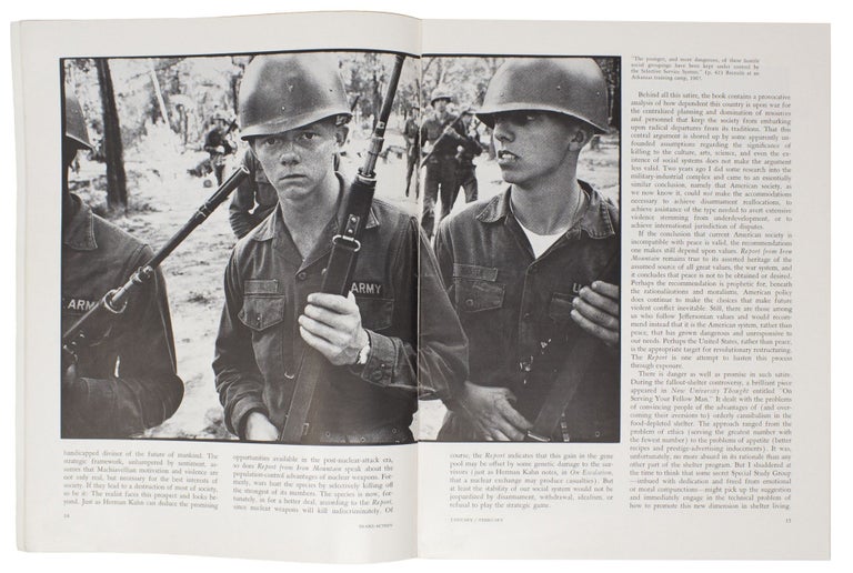 Item #6416 Trans-action, Vol. 5 No. 3, January-February 1968 [early Larry Clark published photography]. Larry Clark.