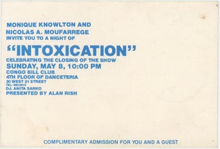 A Night of “Intoxication” [Kathy Acker, Jean Michel Basquiat, Keith Haring, David Wojnarowicz, Alan Vega]