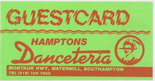 Item #6436 Guestcard Hamptons Danceteria