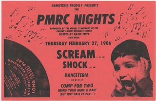 Item #6443 Danceteria Prudely Presents The PMRC Nights