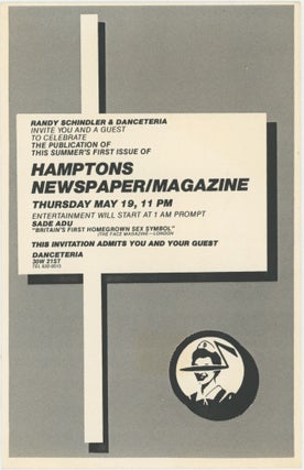 Hamptons Newspaper/Magazine [Sade]