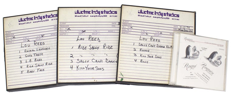 Item #6463 Sally Can’t Dance Demos [Three Reel-to-Reel Tapes]
