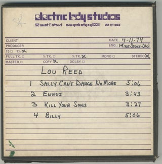 Sally Can’t Dance Demos [Three Reel-to-Reel Tapes]