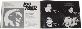 Lou Reed [London 1975 program booklet]