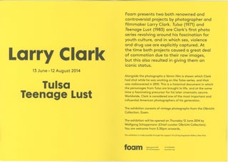 Larry Clark: Tulsa Teenage Lust at Foam