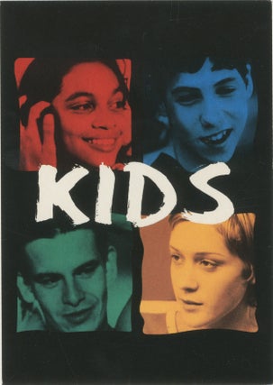 Item #6516 KIDS: The Most Controversial Film of the Decade Postcard. Larry Clark