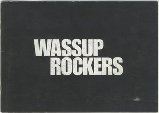 Item #6524 Wassup Rockers French Promotional Booklet. Larry Clark