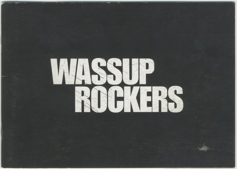 Item #6524 Wassup Rockers French Promotional Booklet. Larry Clark.