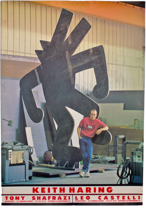 Item #6526 Keith Haring at Tony Shafrazi and Leo Castelli. Keith Haring