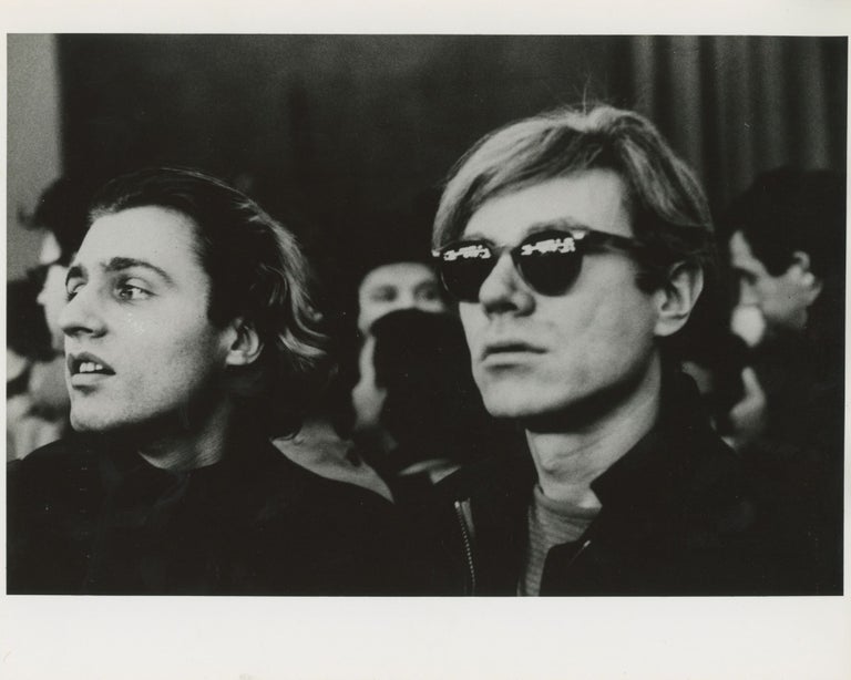 Item #6537 Andy Warhol and Gerard Malanga. Billy Name.