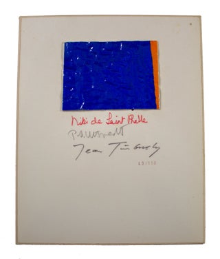 Item #6583 Hon — en historia [signed, numbered, artwork mounted to portfolio]. Jean Tinguely...