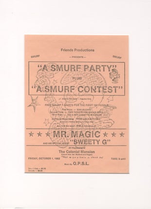 Item #6614 A Smurf Party Plus A Smurf Contest