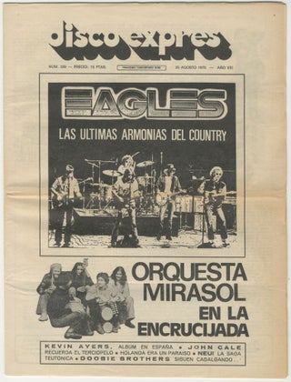 Item #6625 Disco Expres no. 339, August 29, 1975. ed José Martínez de Echalar
