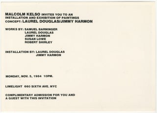 Malcolm Kelso Invites You To An Installation and Exhibition of Paintings