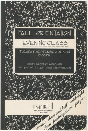 Item #6640 Fall Orientation Evening Class
