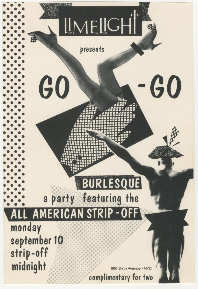 Item #6641 Limelight presents Go-Go Burlesque a party featuring the All American Strip Off