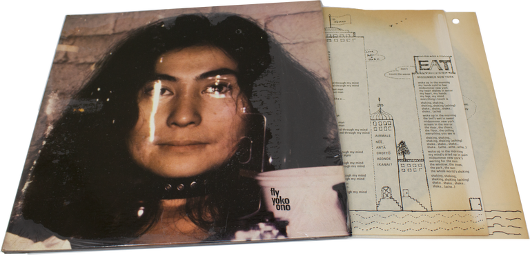 Item #6654 Fly [signed by Yoko Ono and John Lennon to Jonas Mekas]. Yoko Ono.