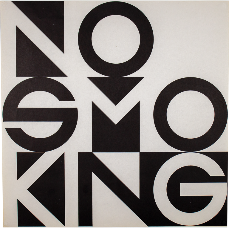 Item #6659 No Smoking. George Maciunas George Brecht.