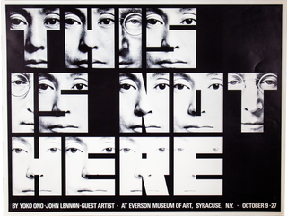 Item #6664 This Is Not Here Exhibition Poster