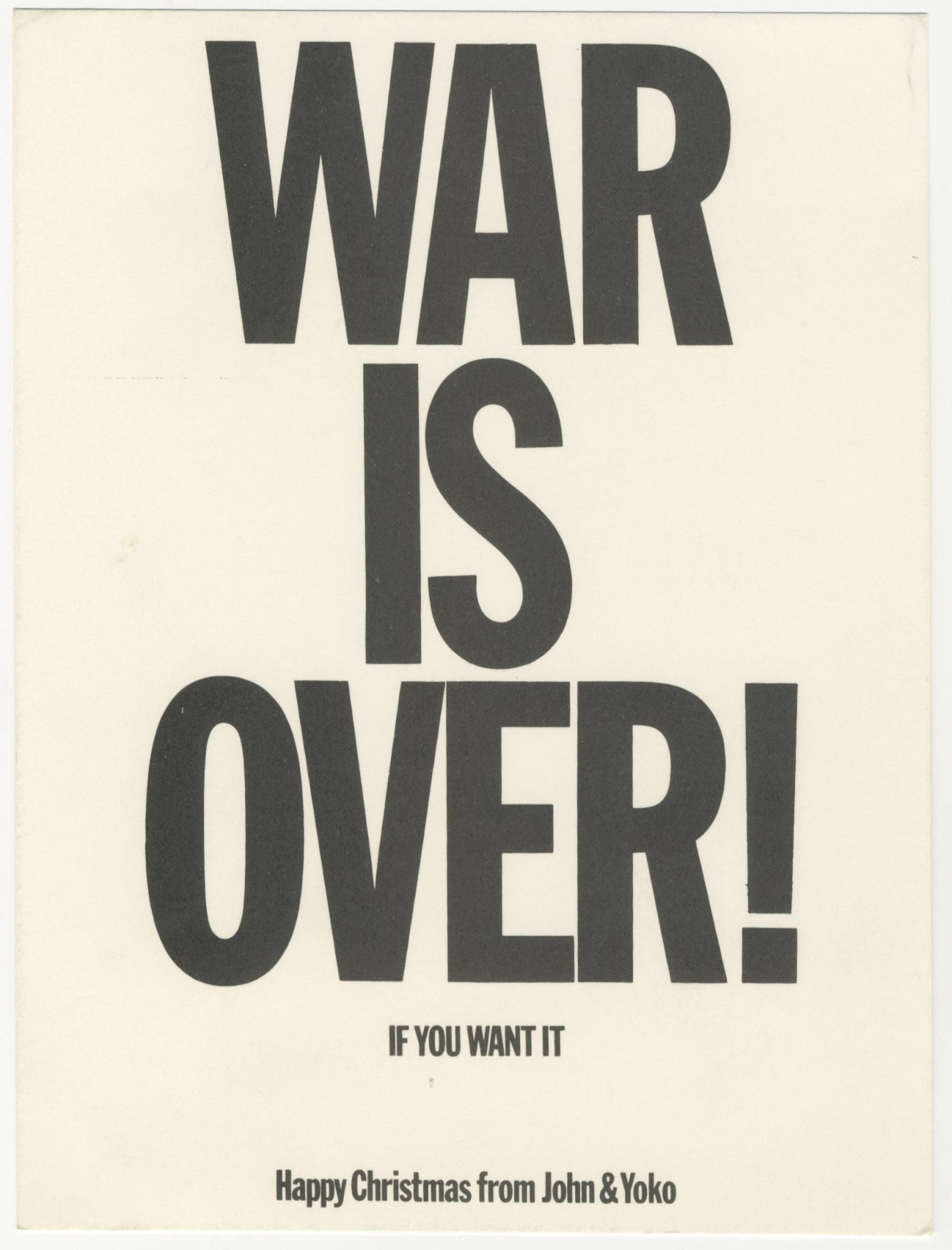 WAR IS OVER! Inspired by the Music of John and Yoko (Short 2023) - IMDb